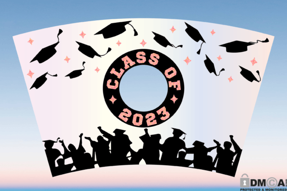 Class of 2023 24oz Venti Cup Wrap SVG