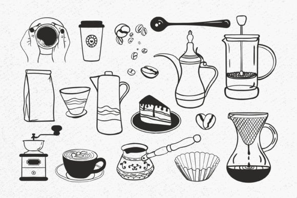 Coffee SVG Bundle: Graphics & Illustrations for Crafters