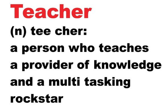 Definition of a Good Teacher: Graphics & Crafts Asset Review
