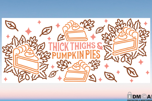 Fall Pumpkin Spice 16oz Libbey Glass SVG: Graphics & Print Templates