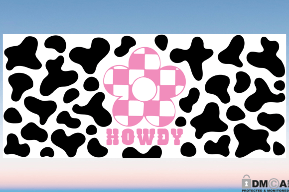 Howdy Cow Print Graphics: Farmhouse Packaging Template