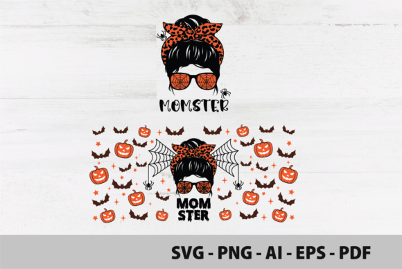 Momster SVG, Libbey Glass Wrap Svg Graphics