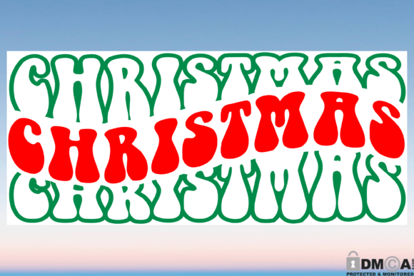 Retro Christmas 16oz Libbey Glass SVG