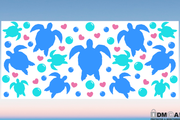 Sea Turtle Summer SVG: Graphics for Local Branding & Print Templates