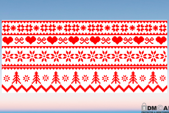 Ugly Christmas Sweater 16oz Libbey Wrap: Graphics & Print Templates